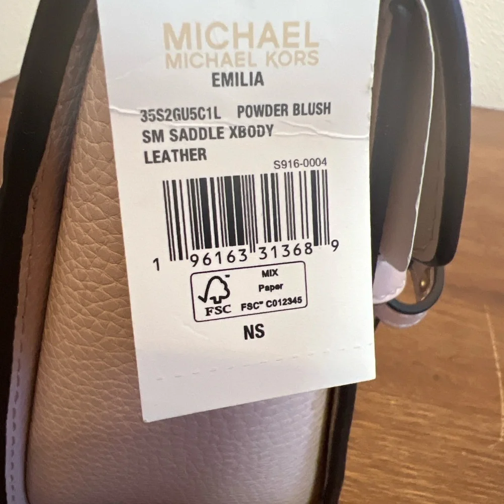 Michael Kors Blush Crossbody Bag with Gold Details
